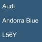 Preview: Audi, Andorra Blue, L56Y.